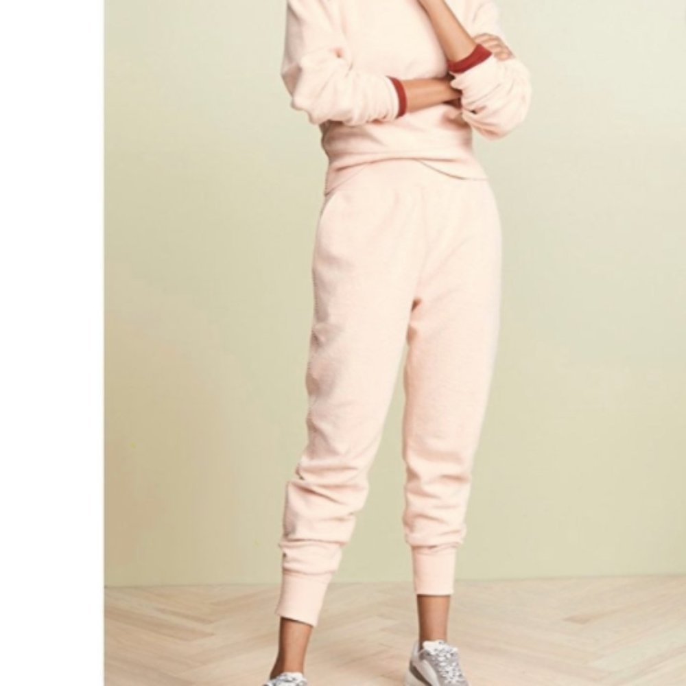 Rag & Bone Women's Pink Cotton-blend pants New - Picture 4 of 6